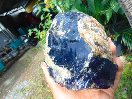 933 gram Rough Raw Indonesian Blue Amber for Healing RBM79