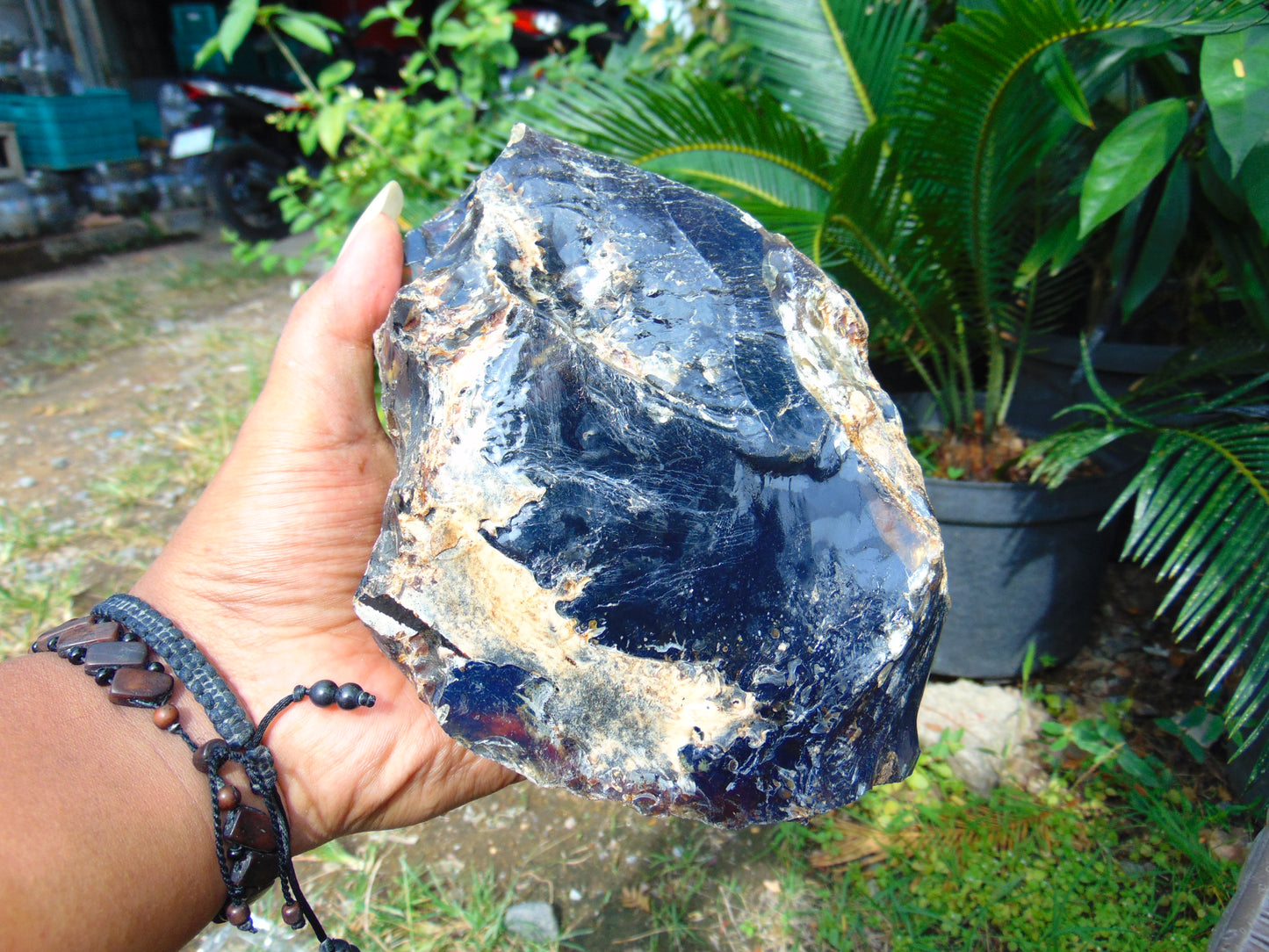 933 gram Rough Raw Indonesian Blue Amber for Healing RBM79
