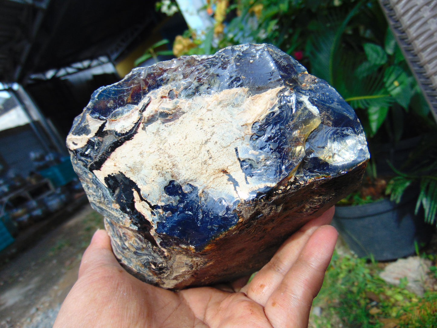 933 gram Rough Raw Indonesian Blue Amber for Healing RBM79