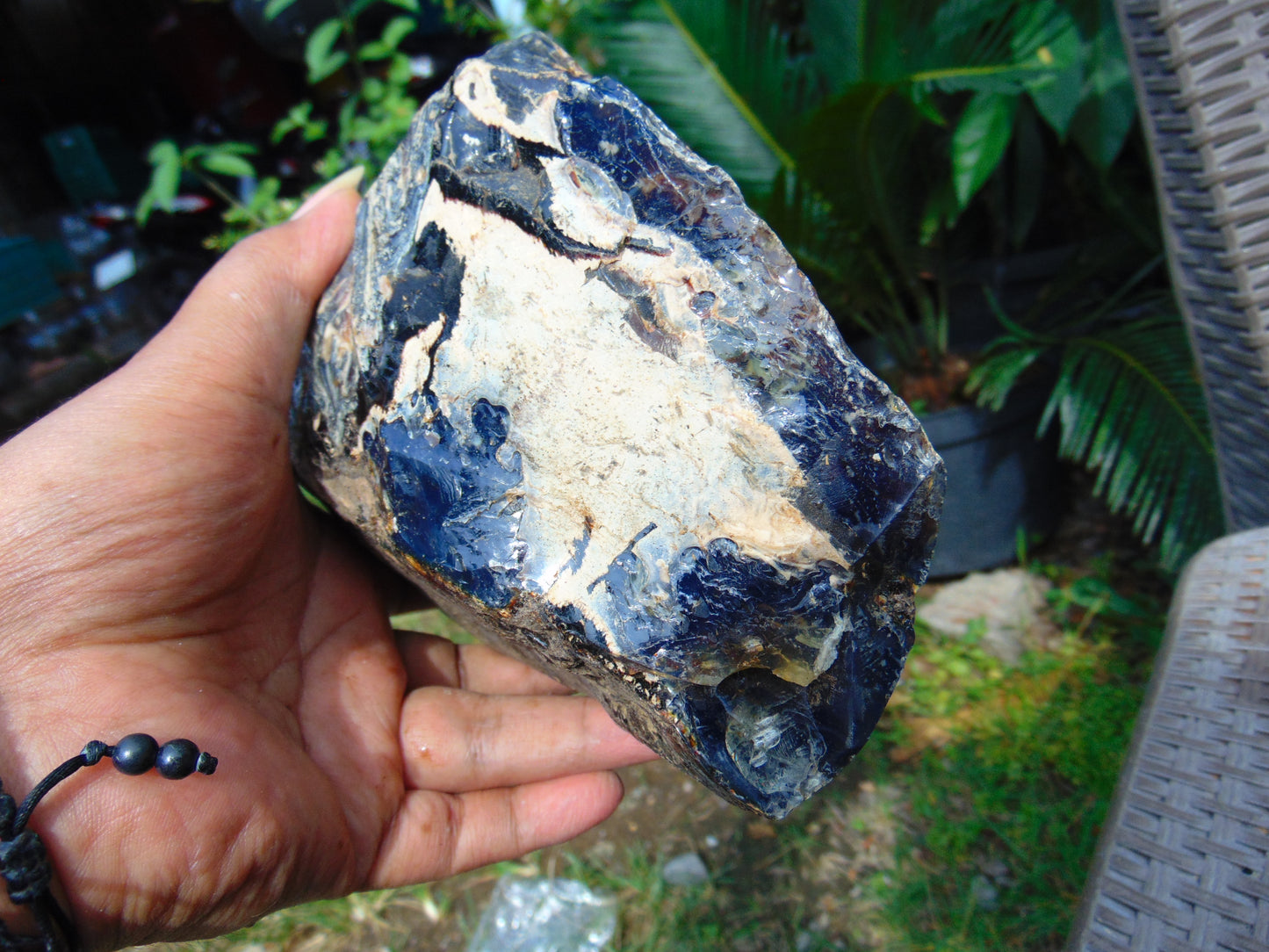 933 gram Rough Raw Indonesian Blue Amber for Healing RBM79