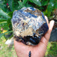 637 gram Rough Raw Indonesian Blue Amber for Healing RBM72