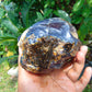 637 gram Rough Raw Indonesian Blue Amber for Healing RBM72