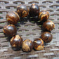 87 gr 10 Beads 25mm Bracelet Aromatic Amber Indonesia for Healing 26BN1
