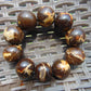 87 gr 10 Beads 25mm Bracelet Aromatic Amber Indonesia for Healing 26BN1