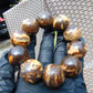 87 gr 10 Beads 25mm Bracelet Aromatic Amber Indonesia for Healing 26BN1