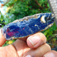 37 gram Rough Raw Indonesian Purple Blue Amber for Healing AGRB106