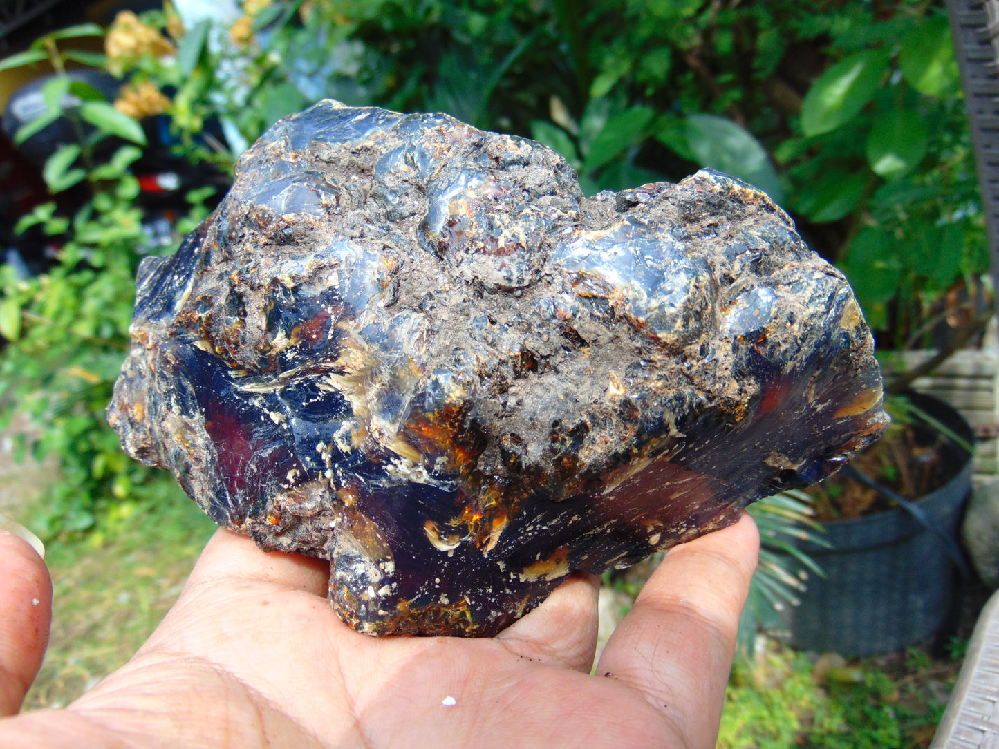 256 gram Rough Raw Indonesian Blue Amber for Healing RBM1