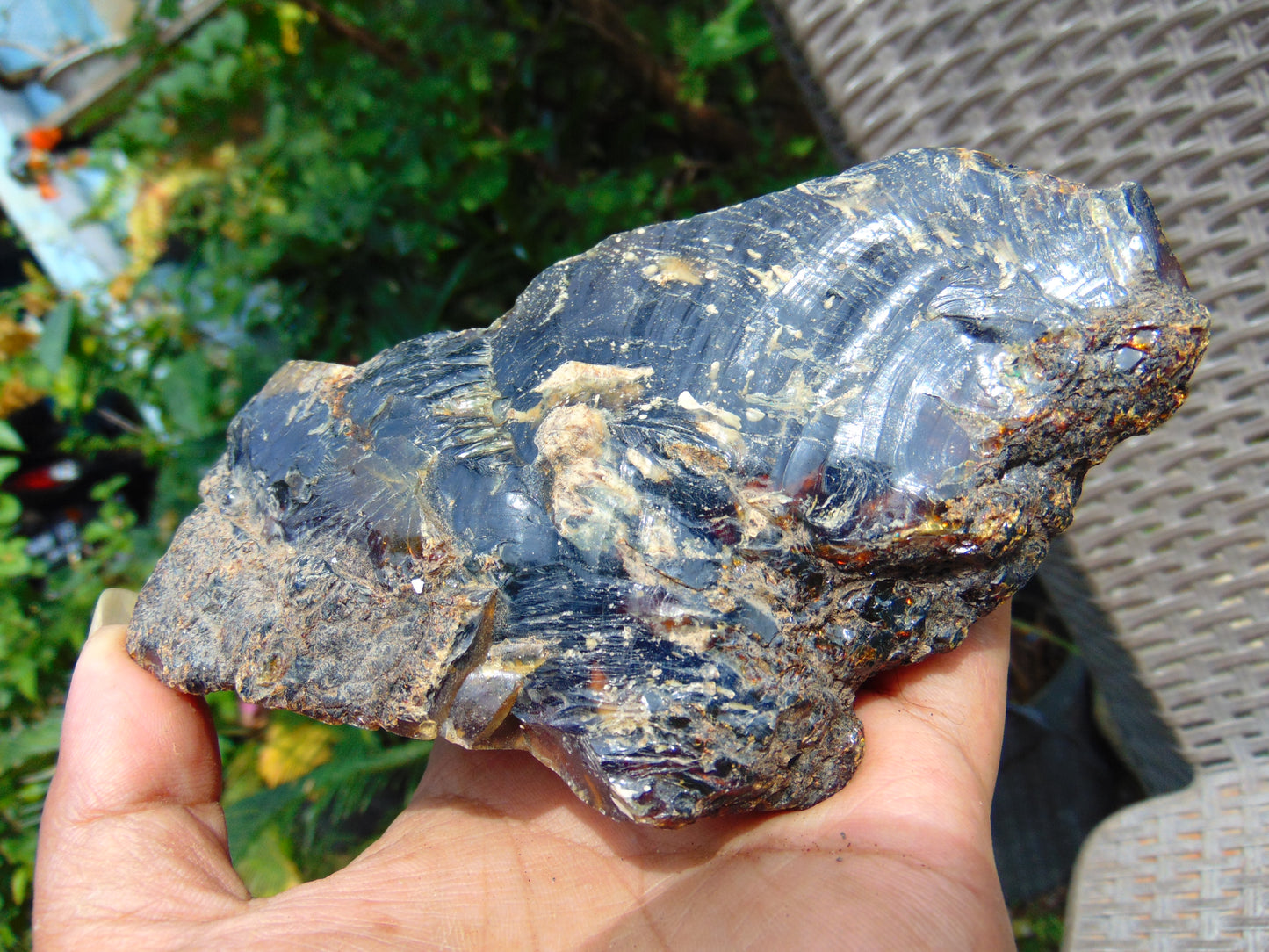 256 gram Rough Raw Indonesian Blue Amber for Healing RBM1