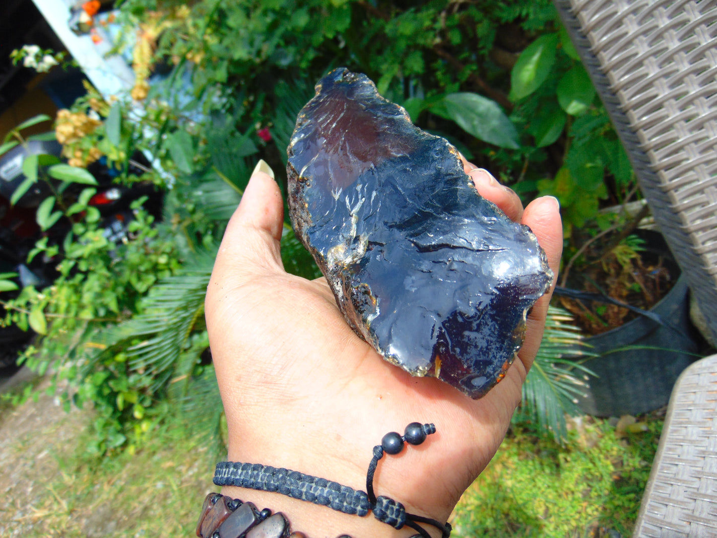 252 gram Rough Raw Indonesian Blue Amber for Healing AGRB159