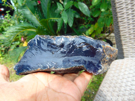 252 gram Rough Raw Indonesian Blue Amber for Healing AGRB159