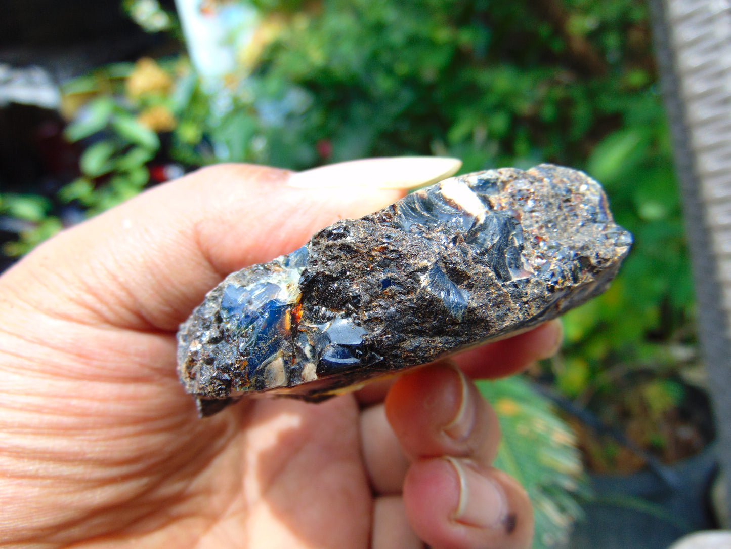 33 gram Rough Raw Indonesian Blue Amber for Healing AGRB124