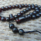 73 gr Tasbih 36 Beads 14 mm Mesbah Rosary Indonesian Cherry Red Amber for Healing FR48