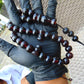 73 gr Tasbih 36 Beads 14 mm Mesbah Rosary Indonesian Cherry Red Amber for Healing FR48