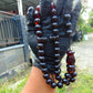 73 gr Tasbih 36 Beads 14 mm Mesbah Rosary Indonesian Cherry Red Amber for Healing FR48