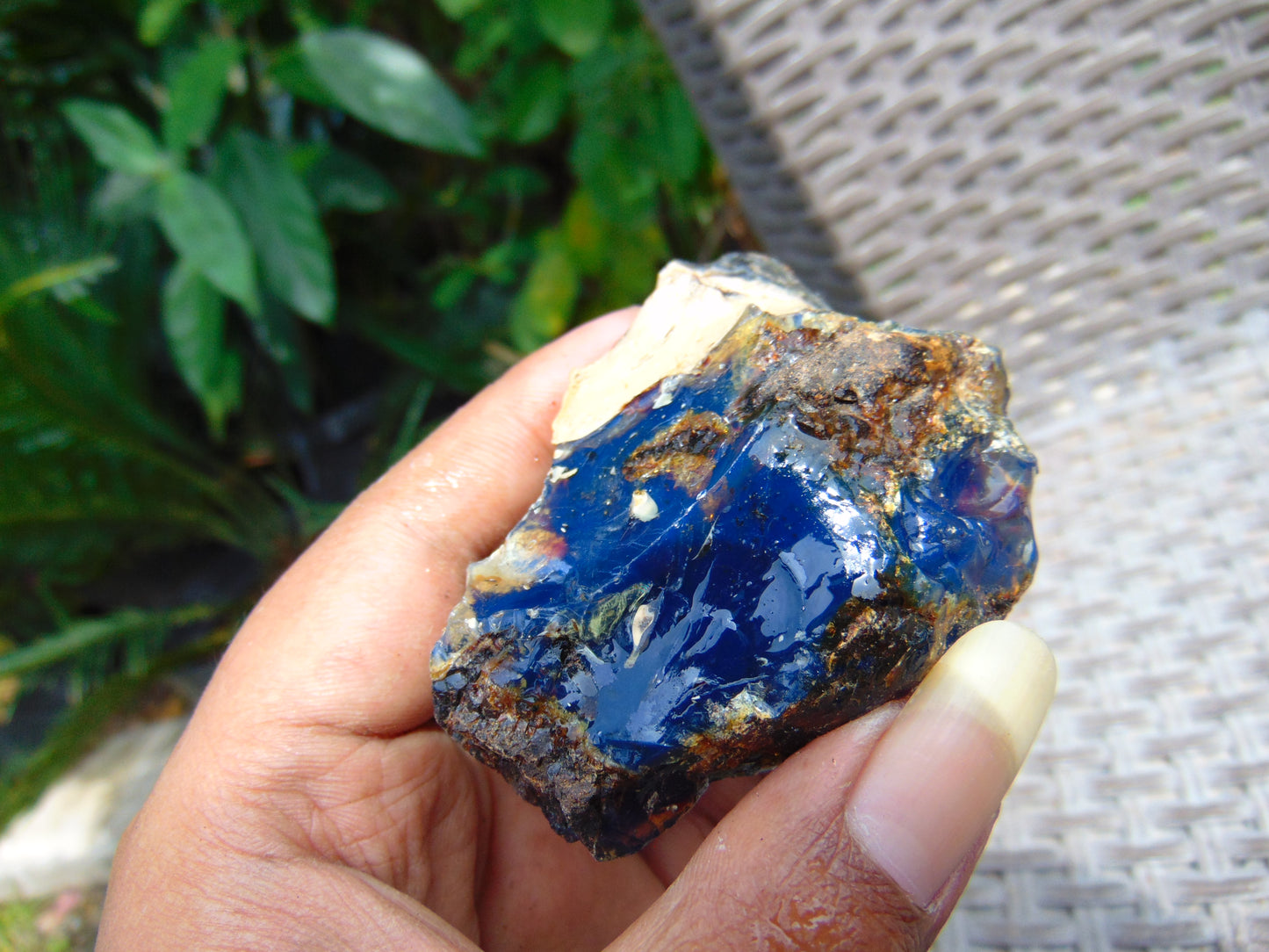52 gram Rough Raw Indonesian Blue Amber for Healing AGRB158