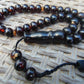51 gr Hand Tasbih 36 Beads 12 mm Mesbah Rosary Indonesian Black Amber for Healing FR45