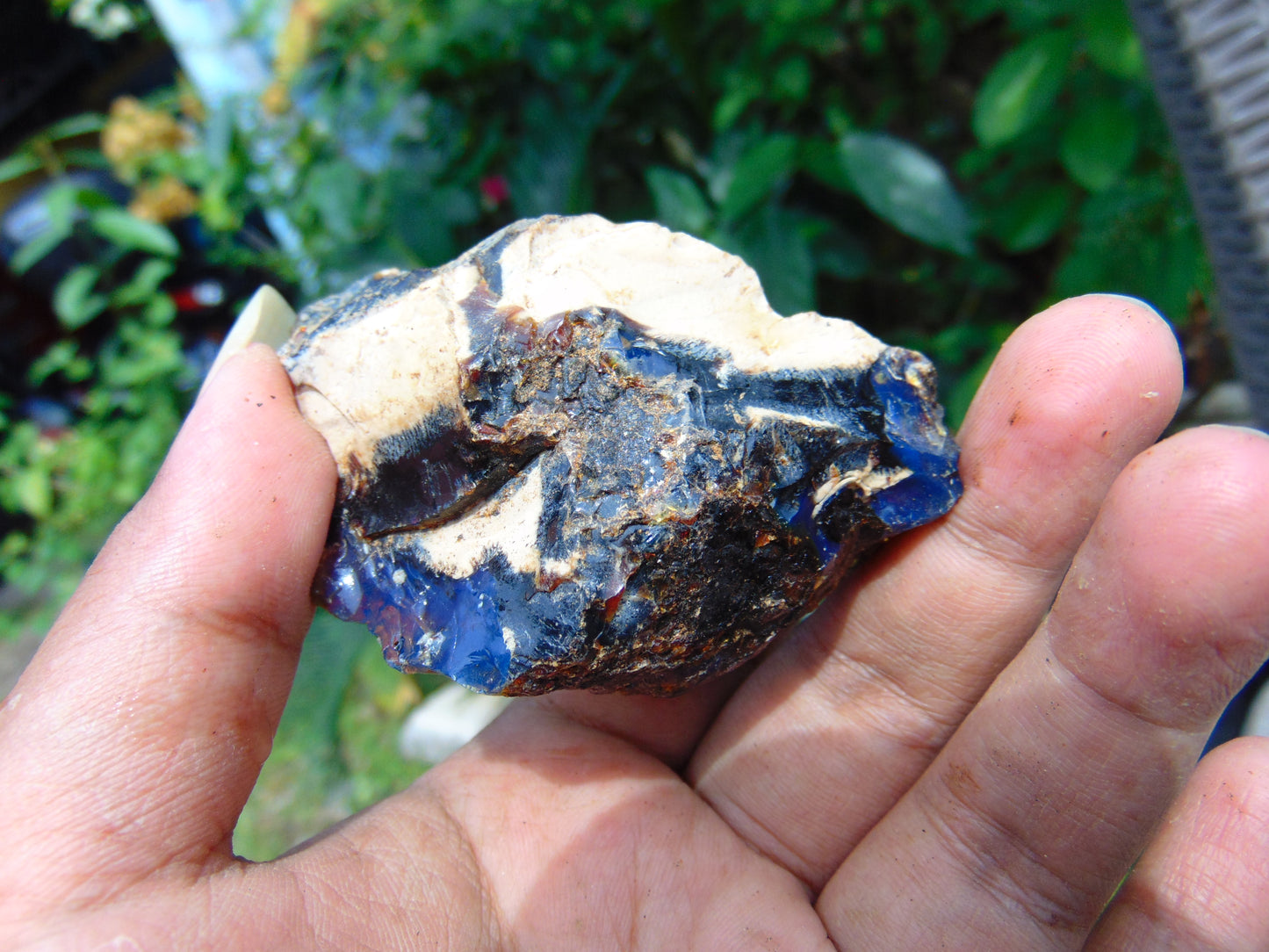 52 gram Rough Raw Indonesian Blue Amber for Healing AGRB158