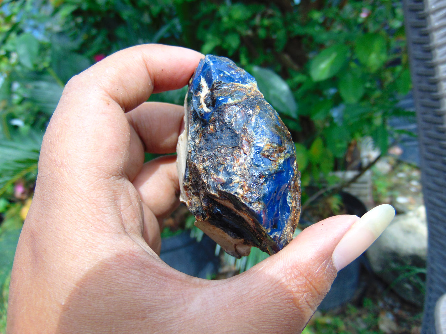 52 gram Rough Raw Indonesian Blue Amber for Healing AGRB158