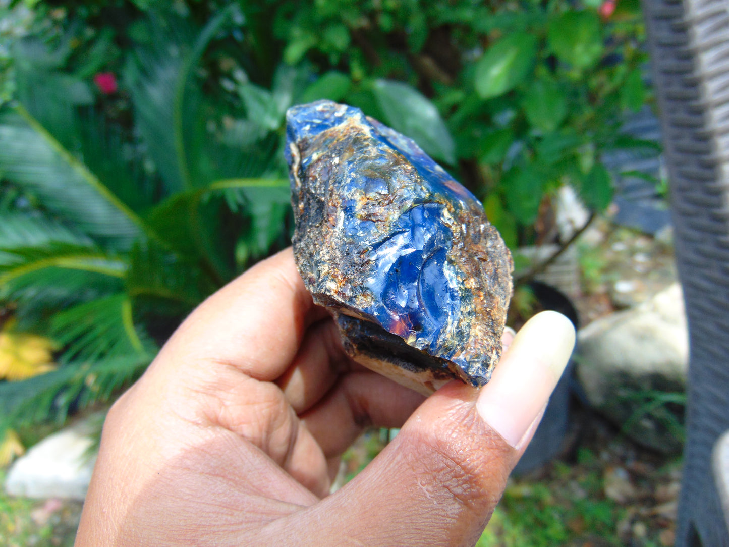 52 gram Rough Raw Indonesian Blue Amber for Healing AGRB158