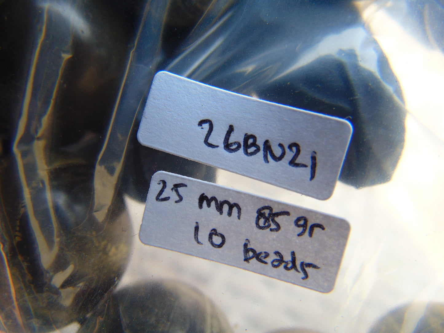 85 gr 10 Beads 25mm Bracelet Aromatic Amber Indonesia for Healing 26BN21