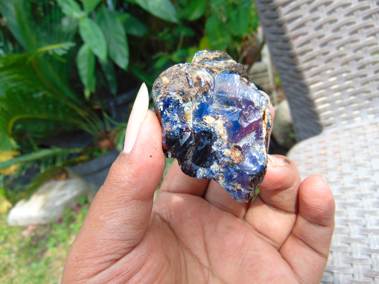 37 gram Rough Raw Indonesian Blue Amber for Healing AGRB125