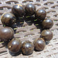 83 gr 10 Beads 25mm Bracelet Aromatic Amber Indonesia for Healing 26BN19