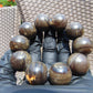 83 gr 10 Beads 25mm Bracelet Aromatic Amber Indonesia for Healing 26BN19