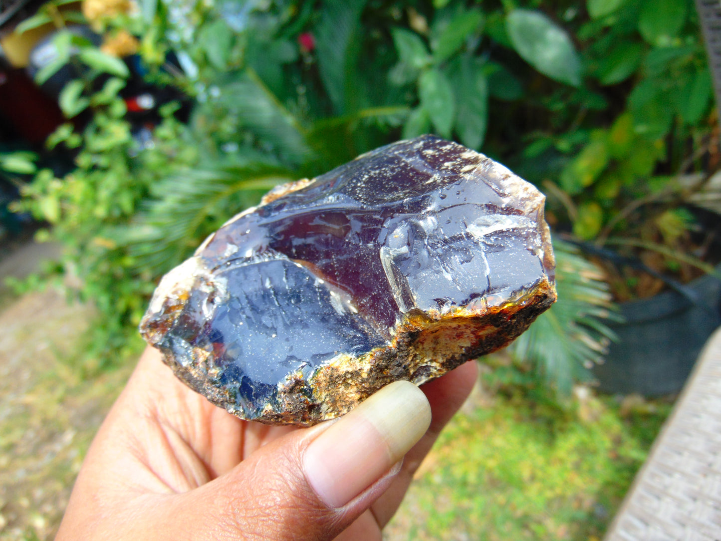88 gram Rough Raw Indonesian Blue Amber for Healing AGRB129