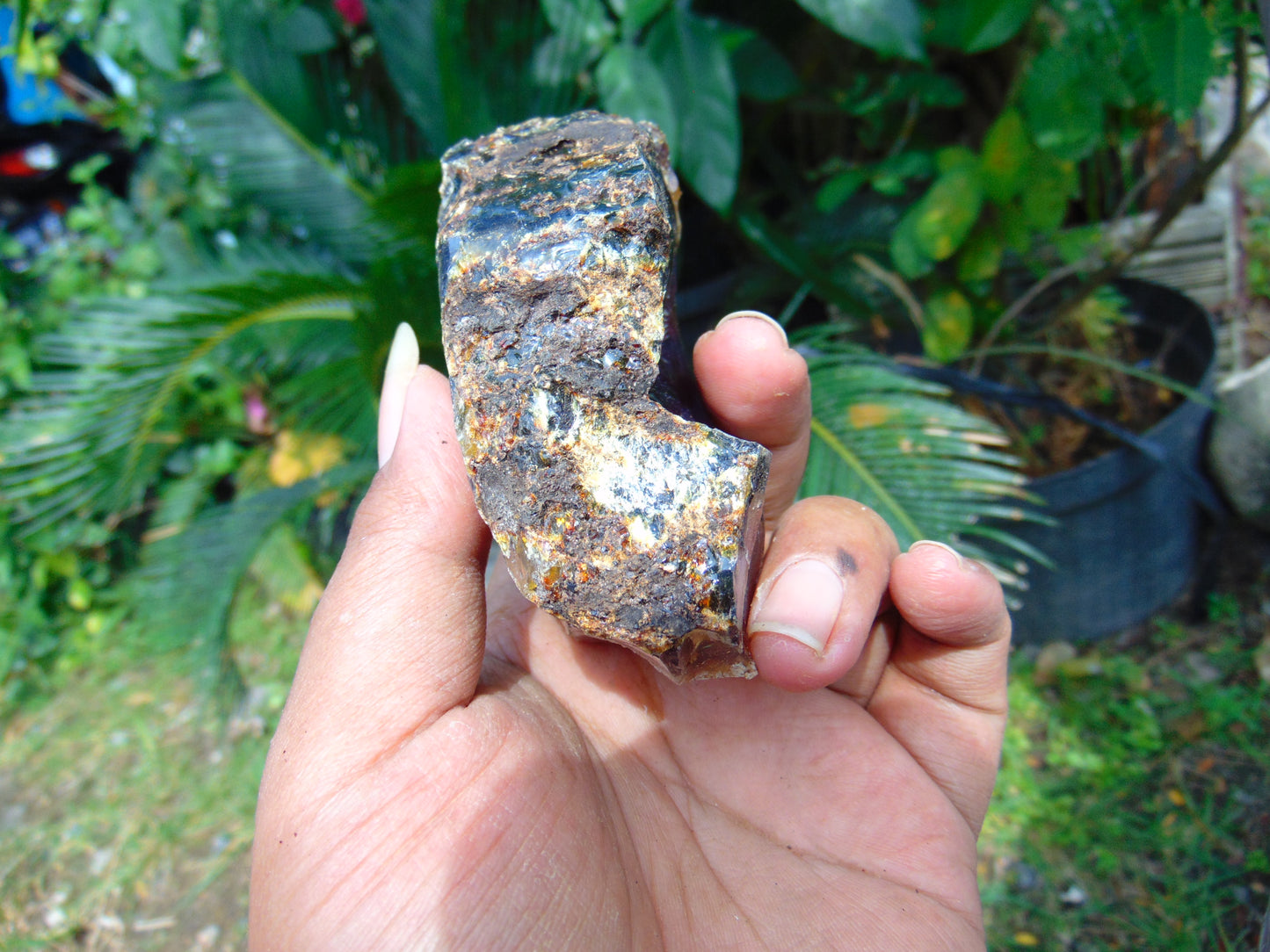 88 gram Rough Raw Indonesian Blue Amber for Healing AGRB129