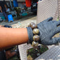 88gr 10 Beads 25mm Bracelet Aromatic Amber Indonesia for Healing 26BN14