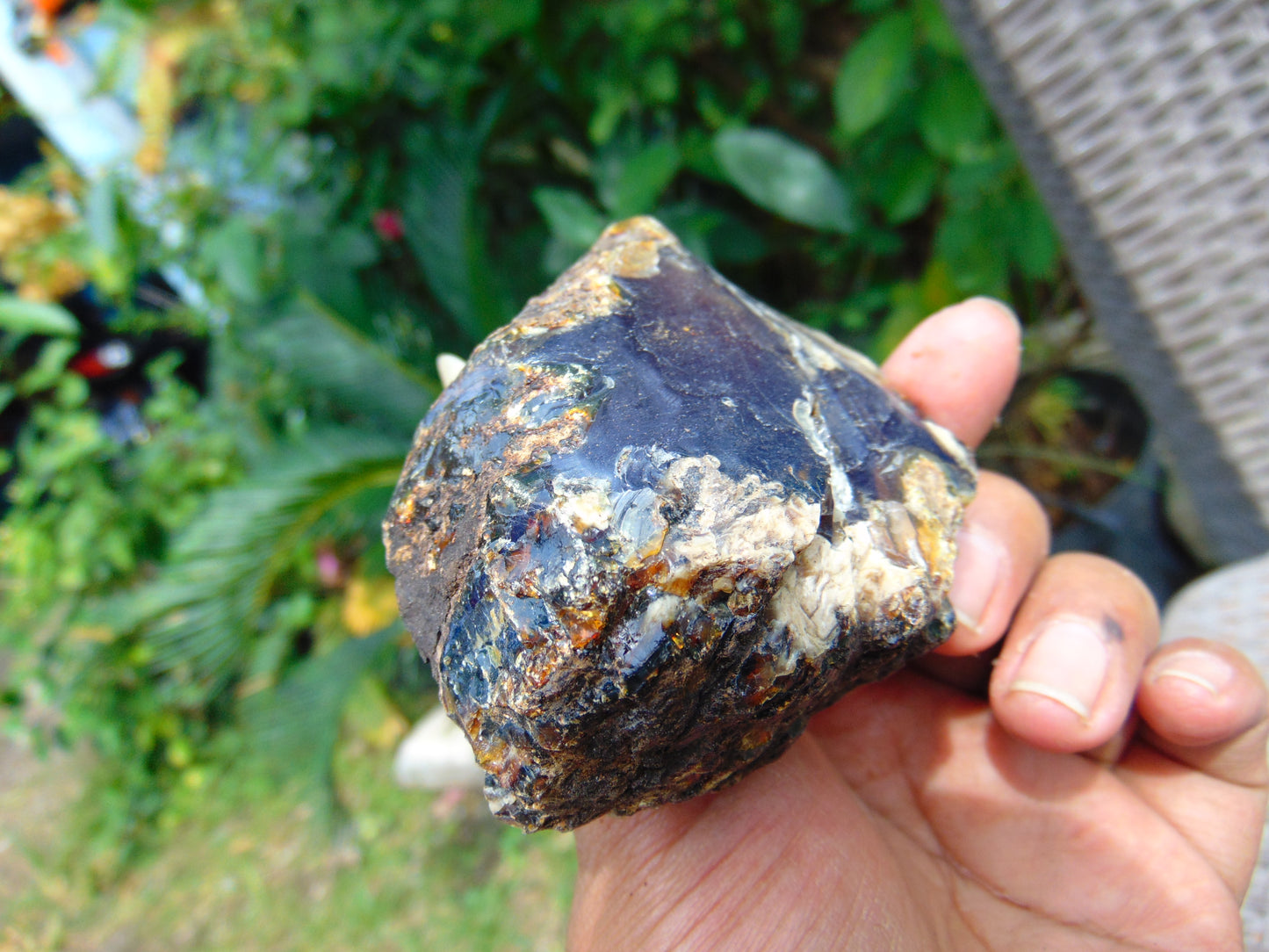 88 gram Rough Raw Indonesian Blue Amber for Healing AGRB129