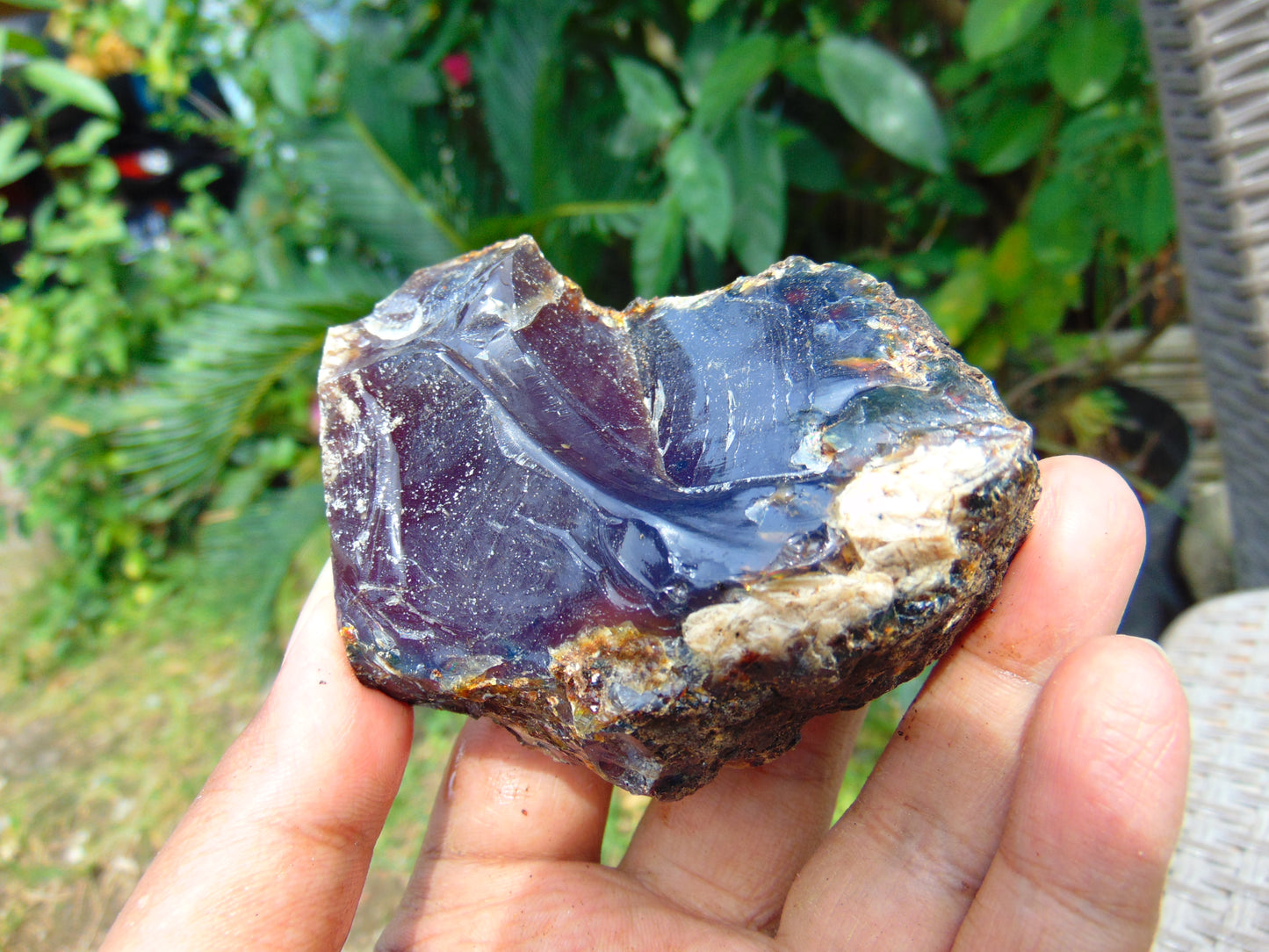 88 gram Rough Raw Indonesian Blue Amber for Healing AGRB129