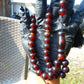 48 gr Hand Tasbih 36 Beads 12 mm Mesbah Rosary Indonesian Cherry Red Amber for Healing FR50