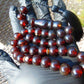 48 gr Hand Tasbih 36 Beads 12 mm Mesbah Rosary Indonesian Cherry Red Amber for Healing FR50