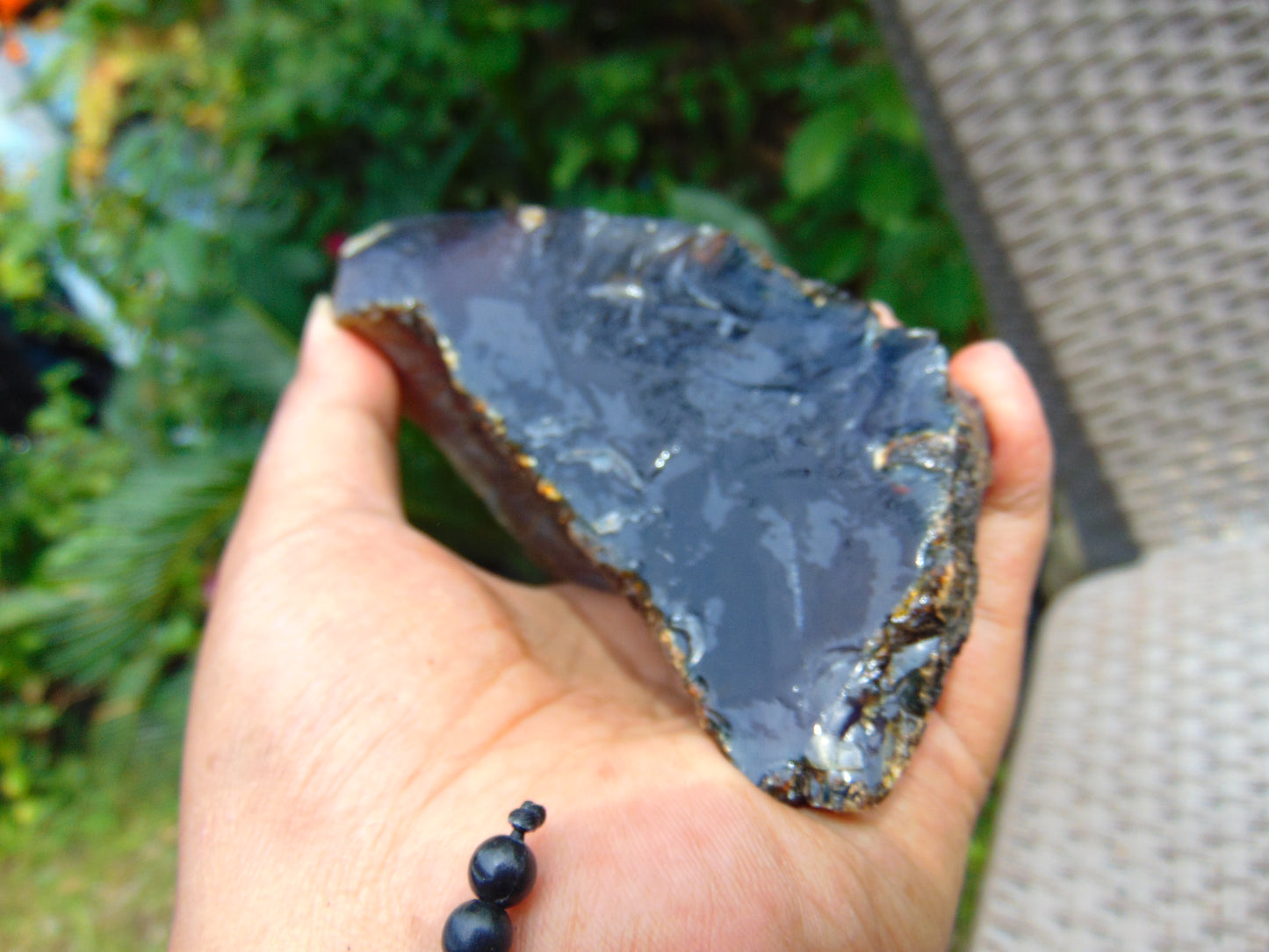 174 gram Rough Raw Indonesian Blue Amber for Healing AGRB147
