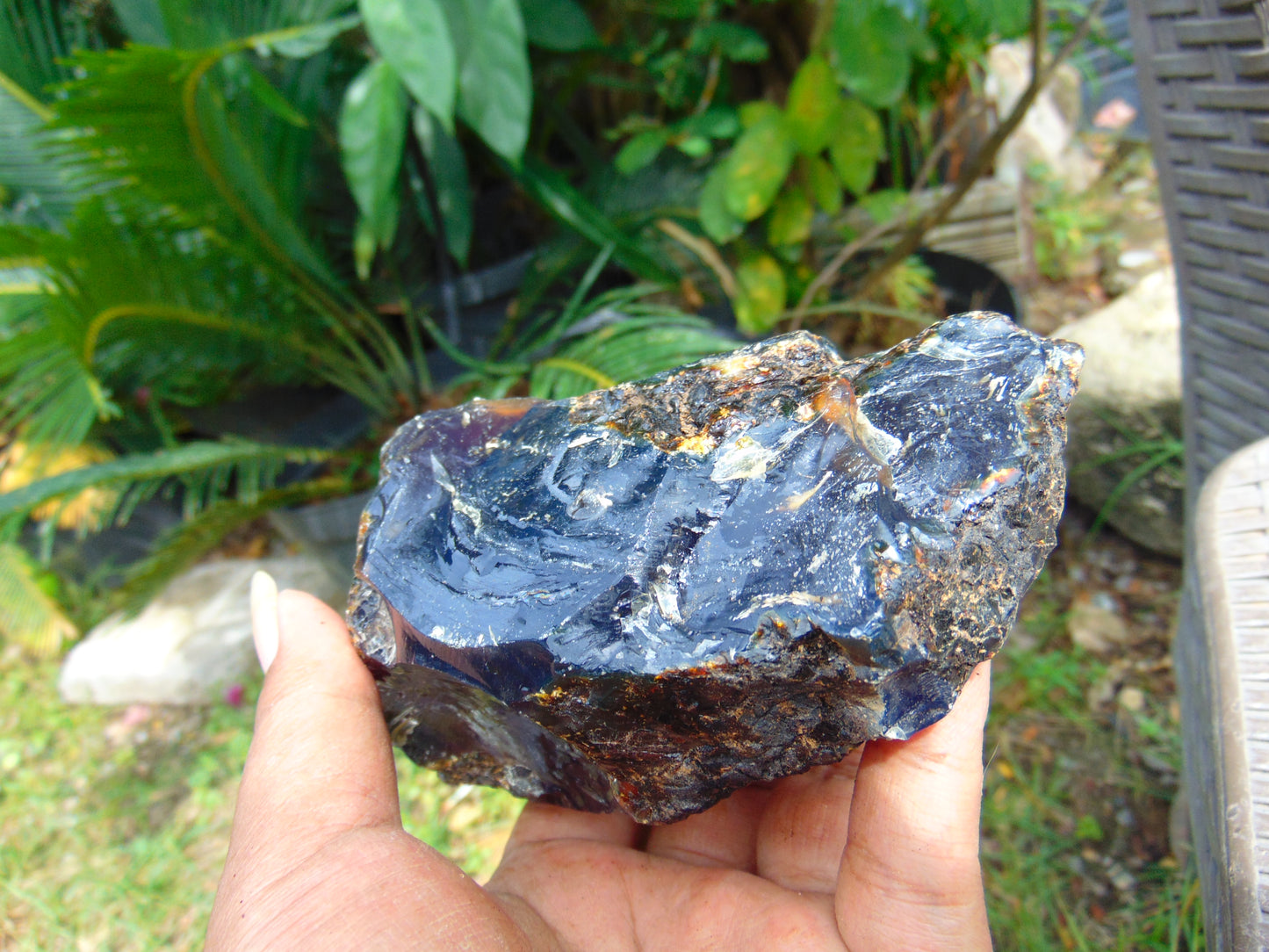 174 gram Rough Raw Indonesian Blue Amber for Healing AGRB147