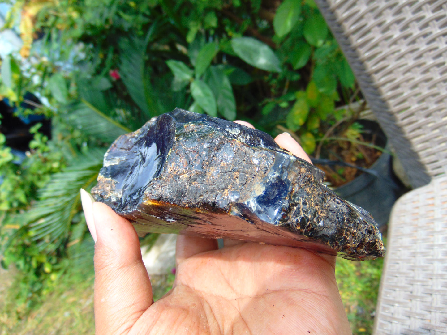 174 gram Rough Raw Indonesian Blue Amber for Healing AGRB147