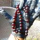 49 gr Hand Tasbih 36 Beads 12 mm Mesbah Rosary Indonesian Black Blue Amber for Healing FR47