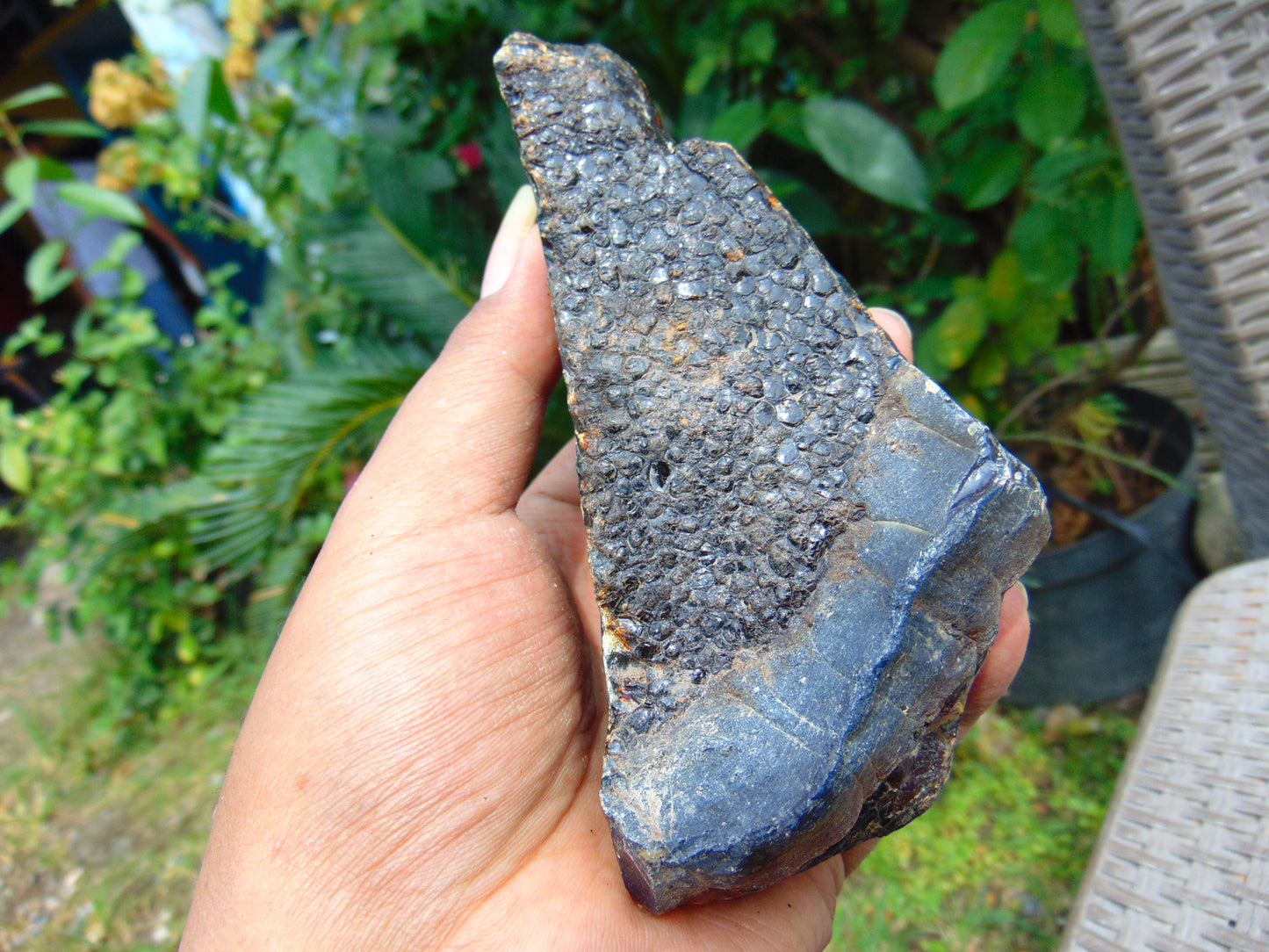 174 gram Rough Raw Indonesian Blue Amber for Healing AGRB147