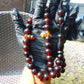 66 gr Tasbih Mesbah Rosary 35 Beads 14 mm Indonesian Cherry Red Amber for Healing TB14i7