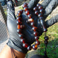 66 gr Tasbih Mesbah Rosary 35 Beads 14 mm Indonesian Cherry Red Amber for Healing TB14i7
