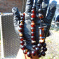57 gr Tasbih Mesbah Rosary 35 Beads 14 mm Indonesian Dark Red Amber for Healing TB14i31