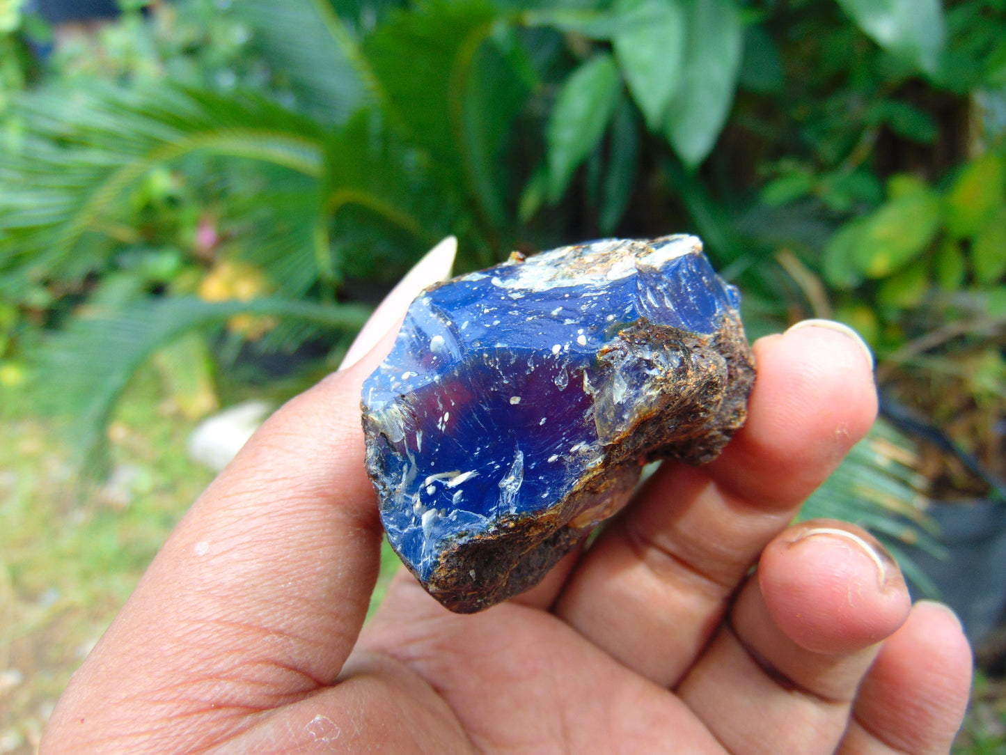 20 gram Rough Raw Indonesian Blue Amber for Healing AGRB157