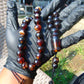 57 gr Tasbih Mesbah Rosary 35 Beads 14 mm Indonesian Dark Red Amber for Healing TB14i31