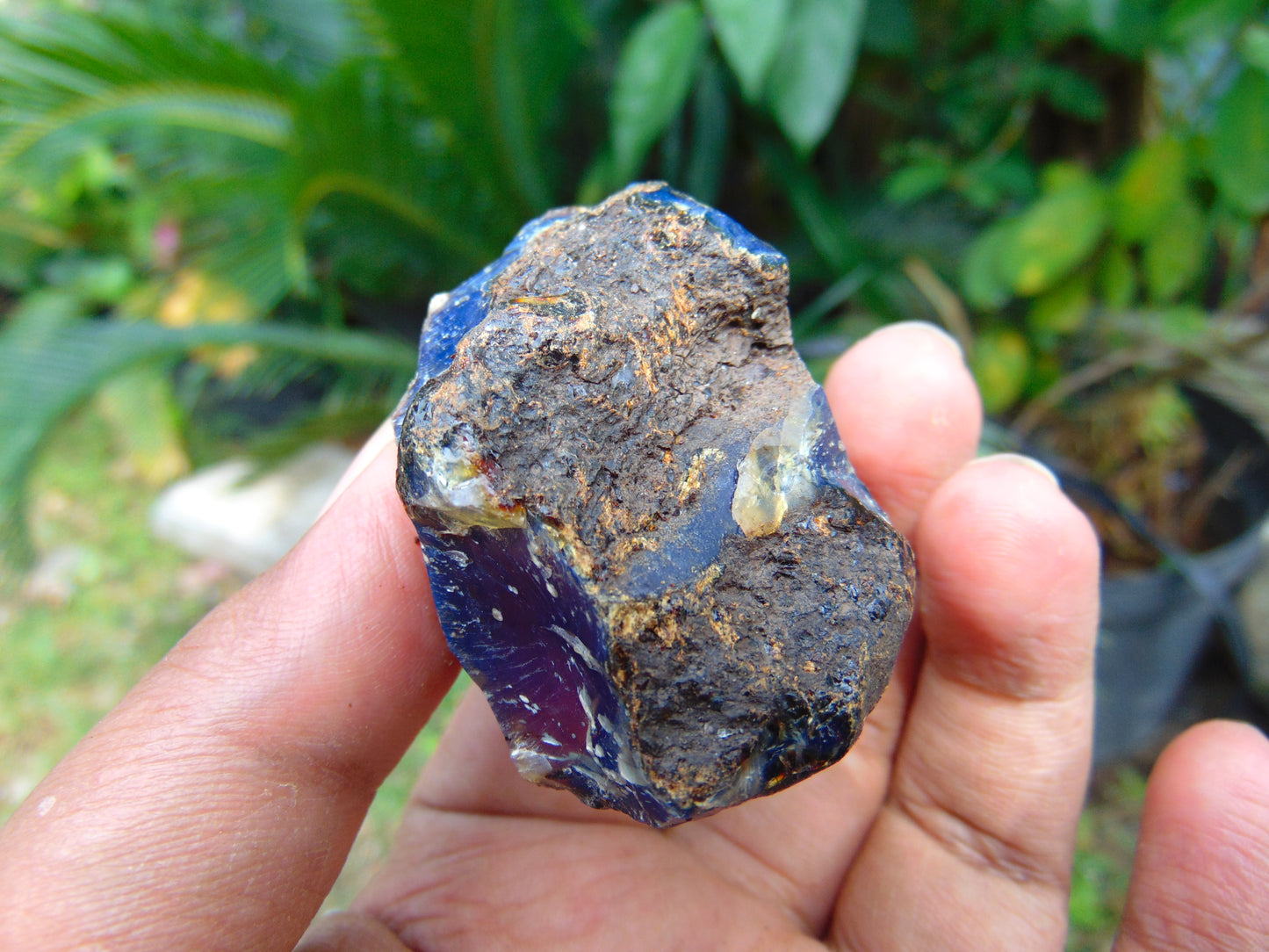 20 gram Rough Raw Indonesian Blue Amber for Healing AGRB157