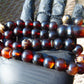 57 gr Tasbih Mesbah Rosary 35 Beads 14 mm Indonesian Dark Red Amber for Healing TB14i31