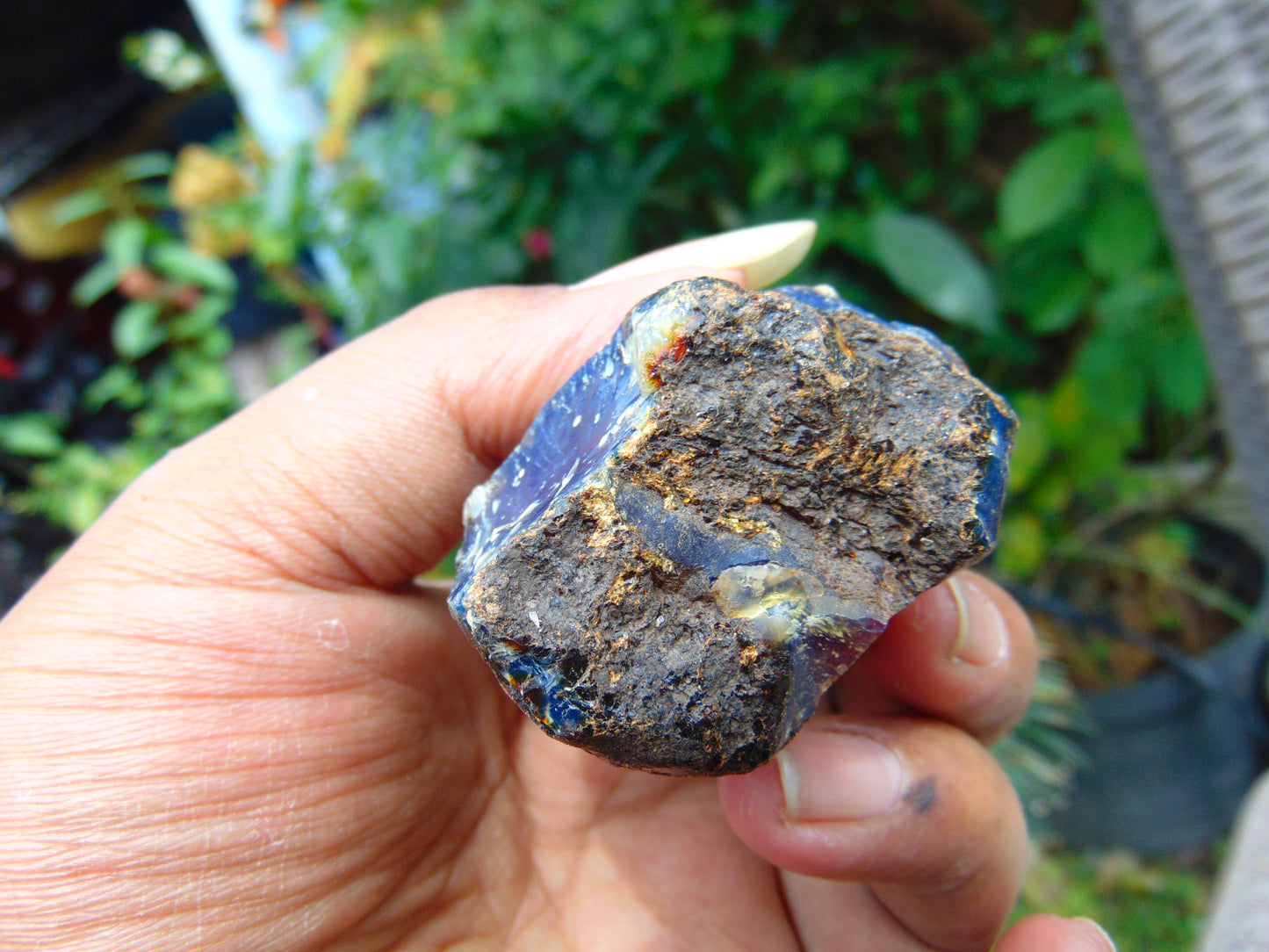 20 gram Rough Raw Indonesian Blue Amber for Healing AGRB157
