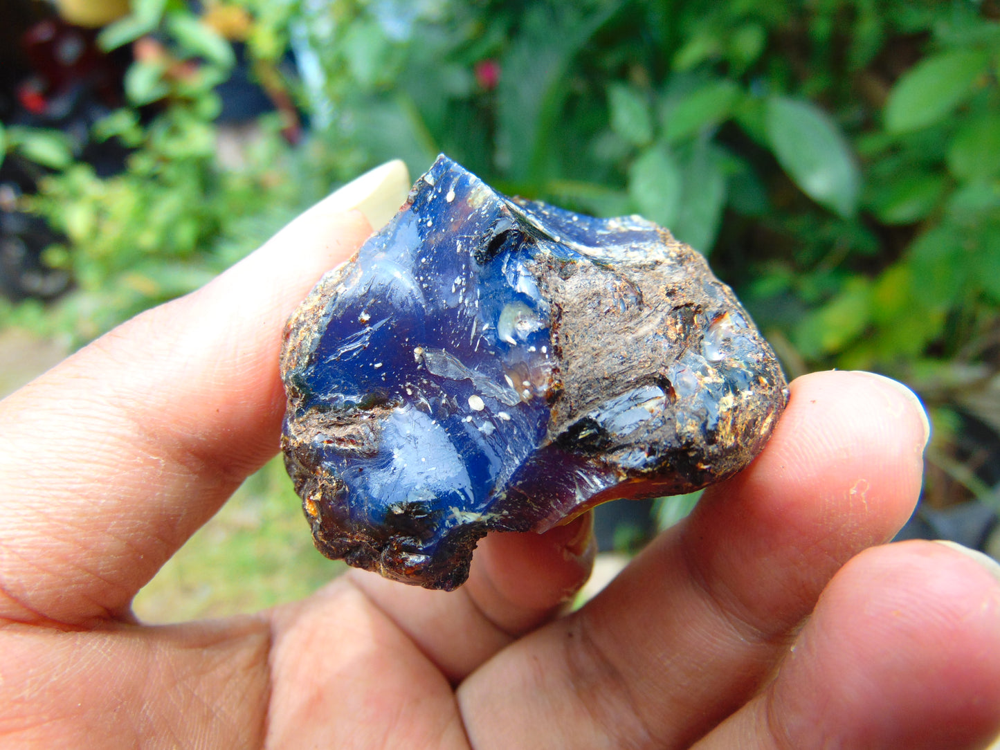 20 gram Rough Raw Indonesian Blue Amber for Healing AGRB157