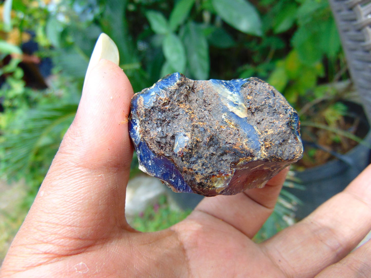 20 gram Rough Raw Indonesian Blue Amber for Healing AGRB157