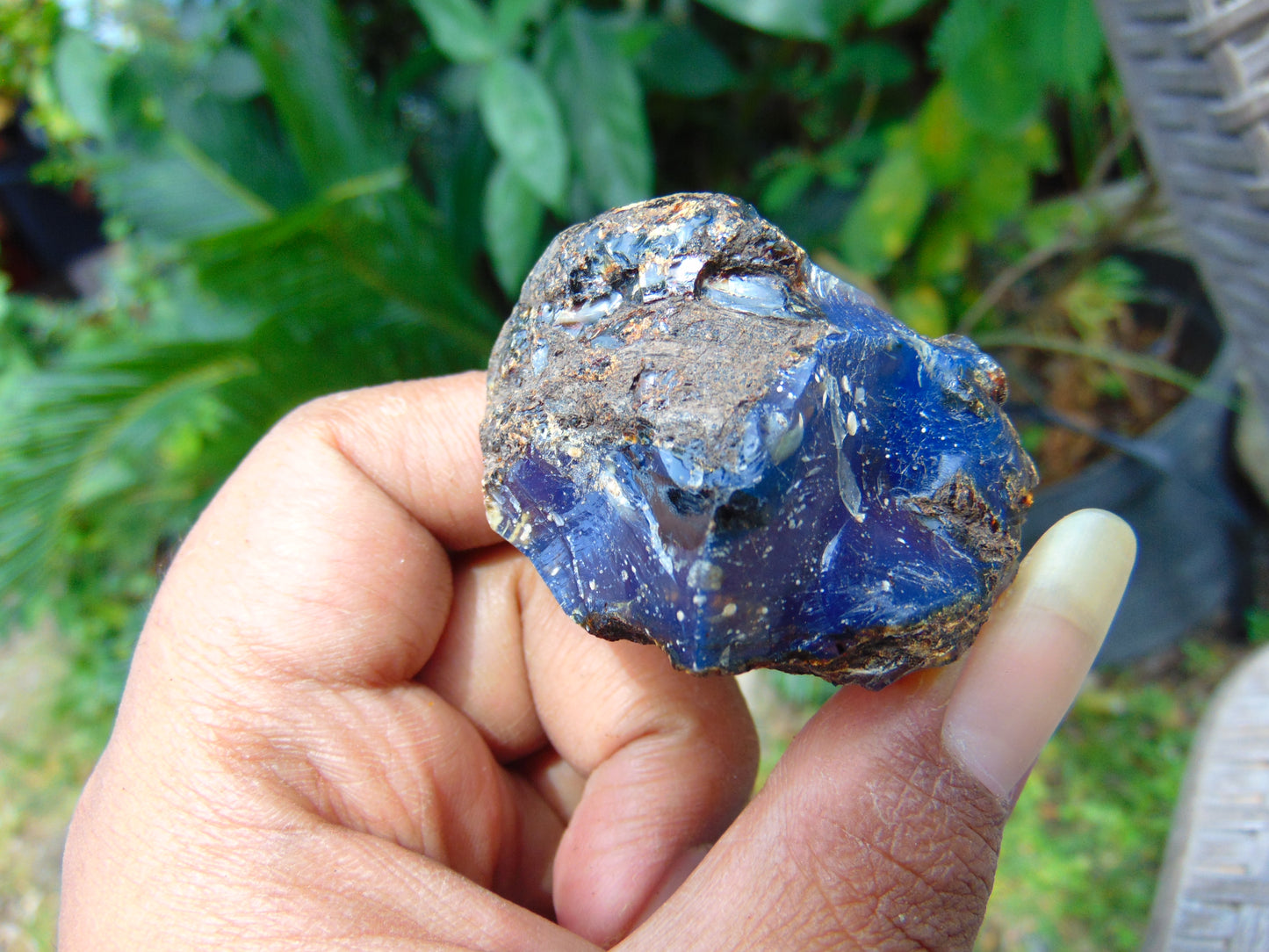 20 gram Rough Raw Indonesian Blue Amber for Healing AGRB157